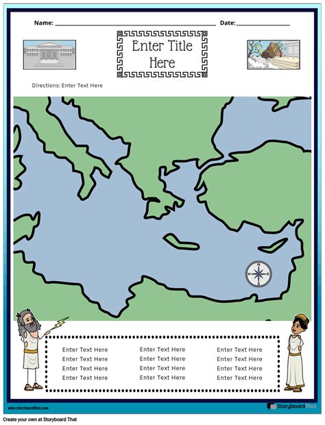 Mapa De La Antigua Grecia Storyboard Par Es Examples