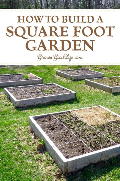 How To Build A Square Foot Garden Companion Gardening Square Foot