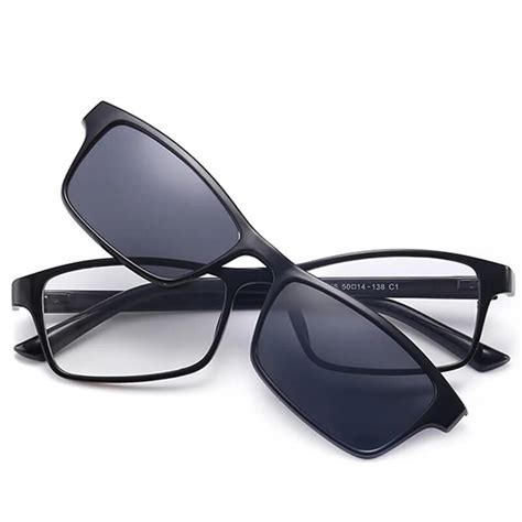 Ultralight TR90 Men S Prescription Eyeglasses Frames Square Magnetic