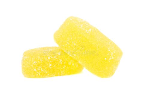 Yellow Jelly Candy Stock Image Image Of Slice Tasty 85279265