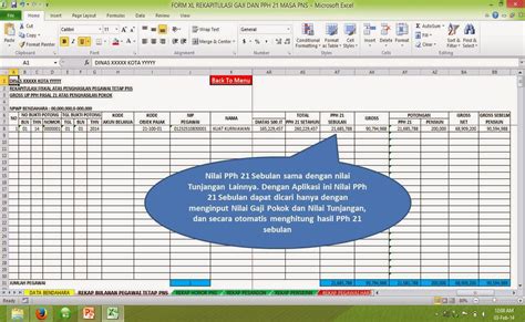 Aplikasi Excel Perpajakan Bendahara Pemerintah Kuat Com