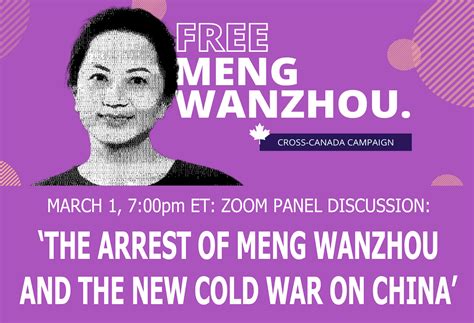 The Arrest Of Meng Wanzhou And The New Cold War On China