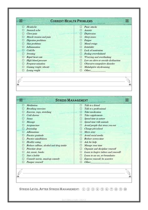 Stress Management Journal Will Help You Make A Connection Between Stress And Health Problems