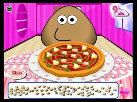 ¿te gusta hacer tu propia comida? Juego Pou Pizza Chef - YouTube