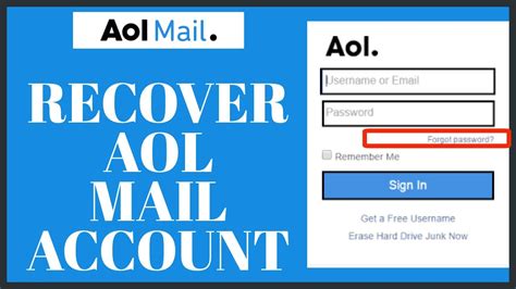 Aol Mail Login How To Reset Or Recover Aol Mail Password Youtube