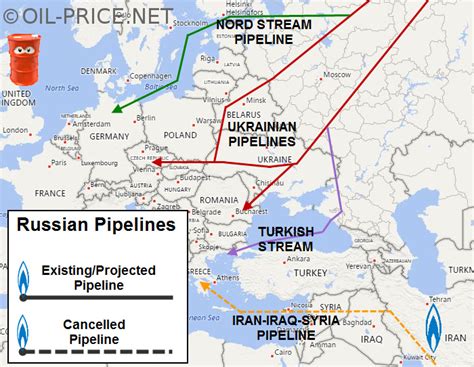 Natural Gas Pipeline Map