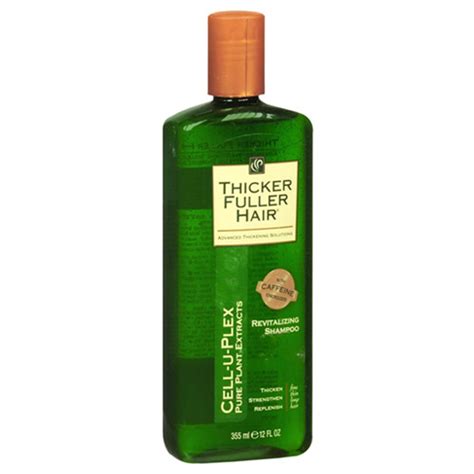 Thicker Fuller Hair Cell U Plex Revitalizing Shampoo 12 Oz