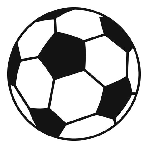 Download Soccer Ball Icon Simple Style, Soccer, Ball, Icon PNG and Vector with Transparent Background for ...