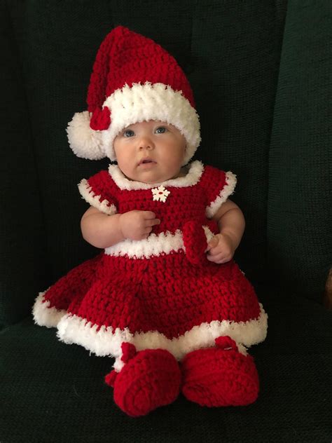 Crochet Dresses For Babies Christmas Dress Crochet Pattern Artofit