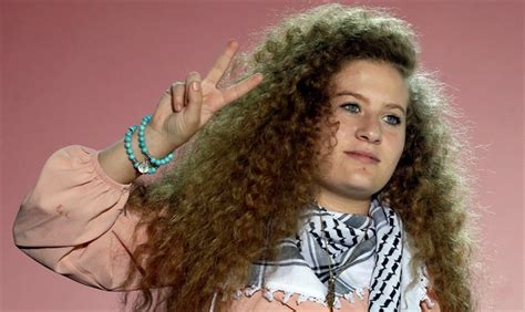 Palestinians have since hailed ahed tamimi, 16, as an icon in their fight against israel. PA teen who slapped soldier protests in London - Europe ...