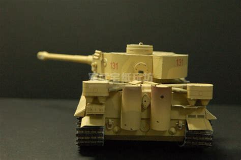 E Tiger Tank Diy Paper Model 135 Scale German