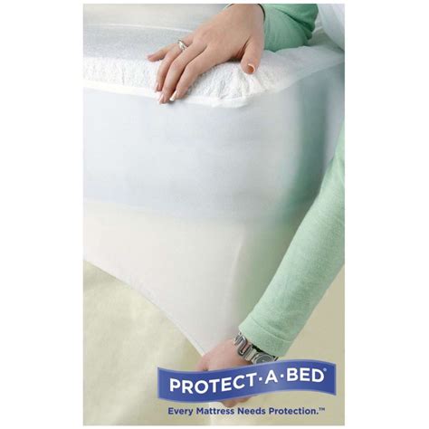 Protect A Bed Waterproof Cotton Terry Fitted Mattress Protector King