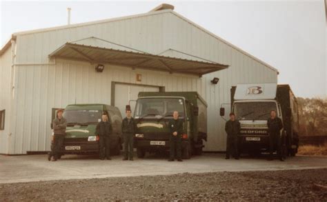 1992 The Broughton Brewery Branded Van And Lorries Which Delivered