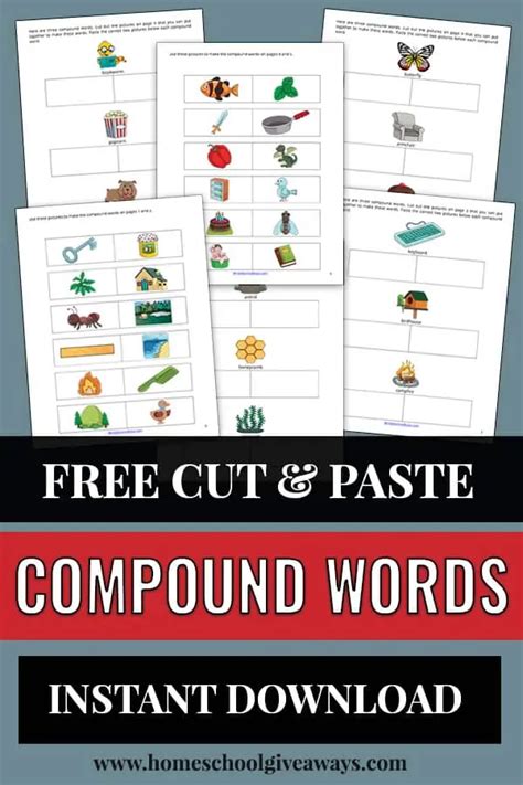 Free Compound Words Worksheets And Printable Games