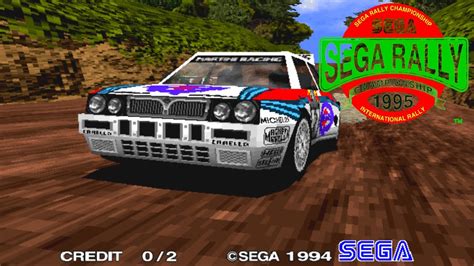 Sega Rally Championship Classic Arcade Racing Game Sega Model 2 1994
