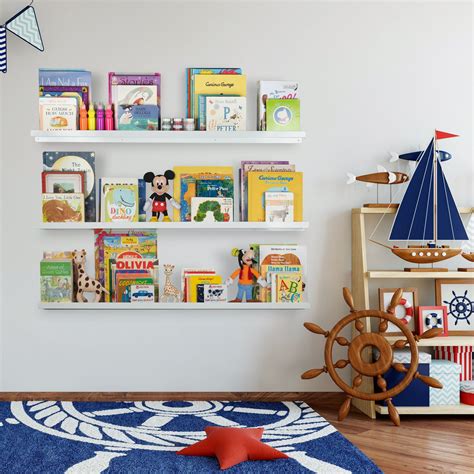 See more ideas about nursery, nursery bookcase, nursery book. Wallniture Metallo 46'' Floating Shelves for Kids Room ...