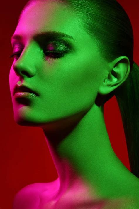 Pin By Ruuloo Rdzz On Geles De Color Neon Photography Colorful Portrait Colorful Portrait