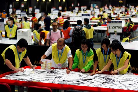 Counting Underway In Hong Kong After Record Turnout In Crucial Elections
