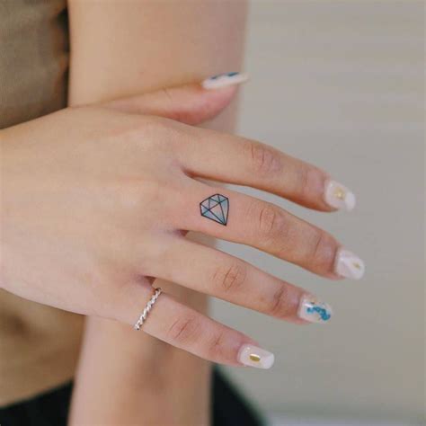 Https://techalive.net/tattoo/diamond Finger Tattoo Designs