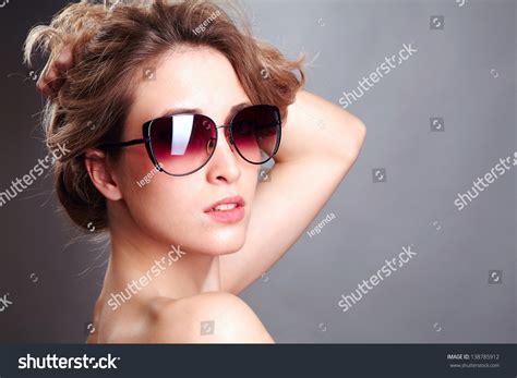 Naked Sexy Beautiful Woman Sunglasses Stock Photo 138785912 Shutterstock