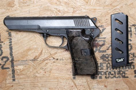 Cz 52 762x25mm Tokarev Police Trade In Pistol With Manual Safety
