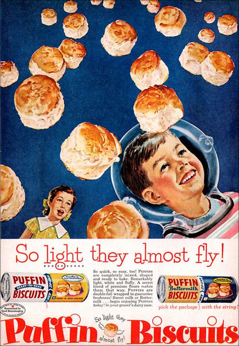 Wonderful Space Age Puffin Biscuits Ad The Man In The Gray