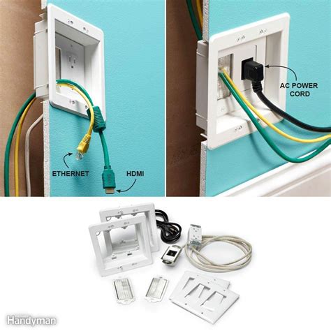 Hide Tv Wires Power Jumper Kit Smart Home Hide Tv Wires Wall