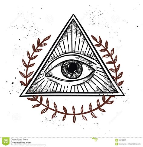 May 14, 2020 · the all seeing eye, also known as the eye of providence, is a symbol depicting the reminder that all our actions and deeds are observed by a higher power. Hand Drawn Vector Illustration - All Seeing Eye Pyramid ...