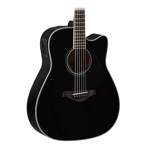 Yamaha Fx370c Electric Acoustic Guitar Black Western Guitar