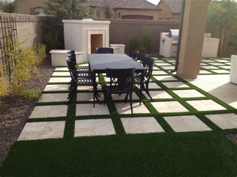 We have an artificial lawn installed in auburn, california in the beautiful lake of the pines community. ARIZONA LUXURY LAWNS | Artificial grass backyard, Backyard ...