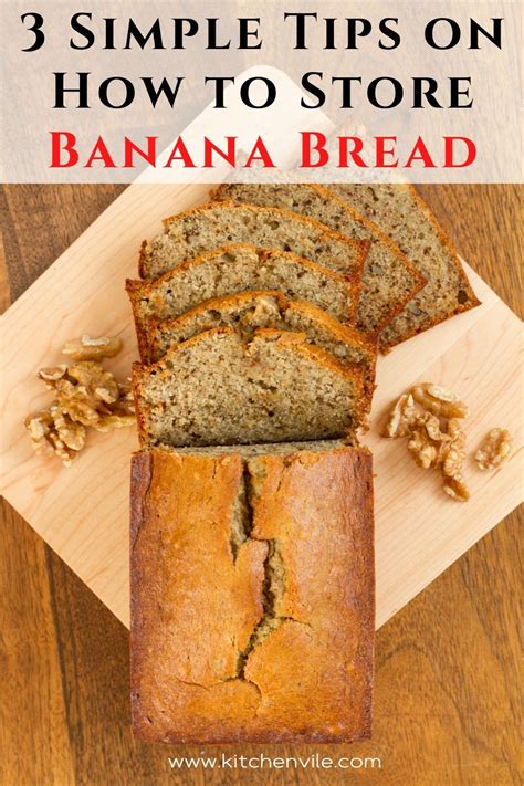 With extra peanut butter swirled on top, this sweet and salty bread is destined to be a family favorite. 3 Simple Steps on How to Store Banana Bread - KitchenVile ...
