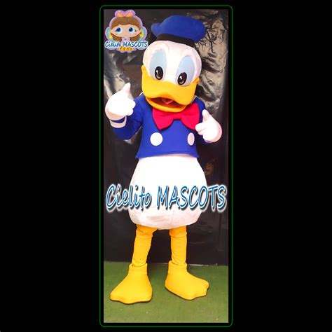 Donald Duck Mascot Costume Mascotte Cosplay Botarga Halloween Cielito