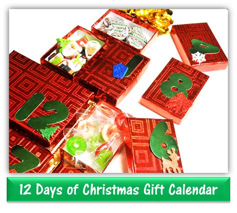Dollar Tree Craft 12 Days Of Christmas T Calendar Diy