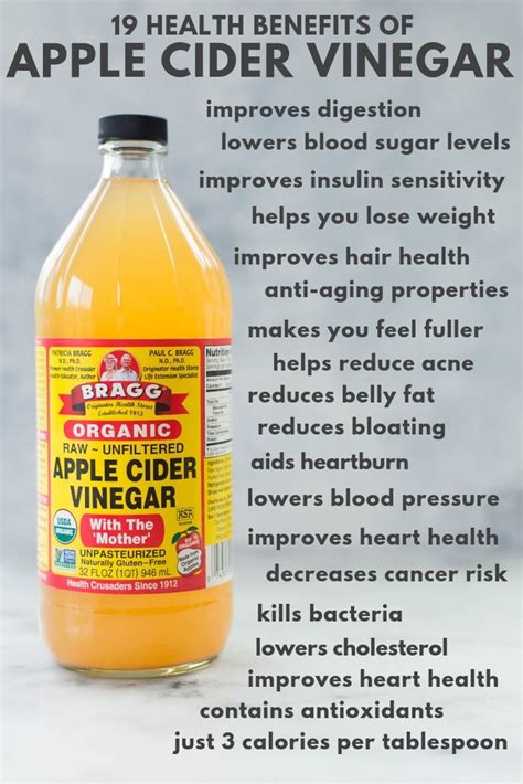 How Much Organic Apple Cider Vinegar To Take Daily Apple Poster