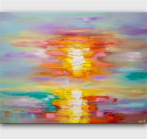 Abstract And Modern Paintings Osnat Fine Art With Images Sunrise