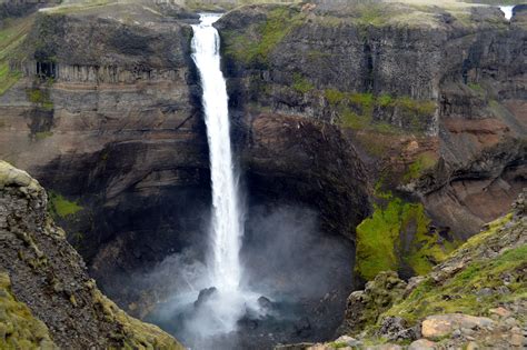 The Amazing Háifoss Waterfall And The Beautiful Waterfalls In Fossá
