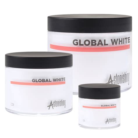 Weißes Acryl Pulver Für Acrylnägel Global White Von Astonishing
