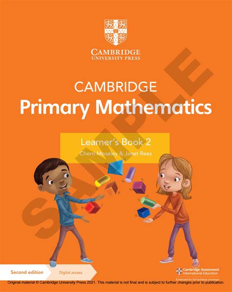 Primary Mathematics Learners Book 2 Sample By Cambridge International