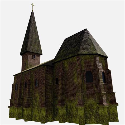 Medieval Church 3d Model By Andre