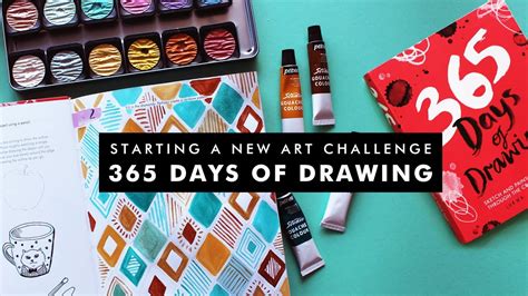 365 Days Of Drawing Starting A New Art Challenge Youtube