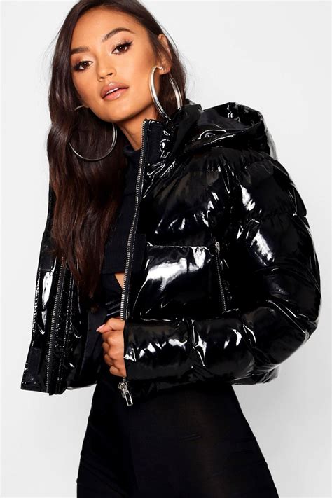 Coats For Women Jackets For Women Black Puffer Coat Cropped Coat