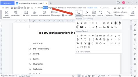 How Can We Insert Symbols In Wps Writer Wps Office Academy