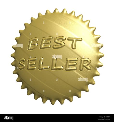 High Quality Best Seller Product Badge Isolated On White Stock Photo