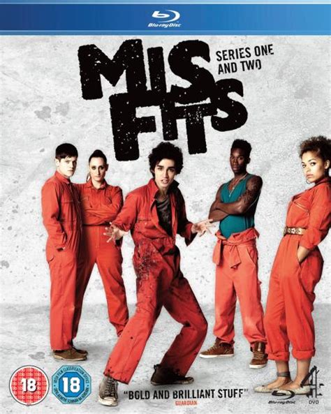 Misfits Series 1 And 2 Blu Ray