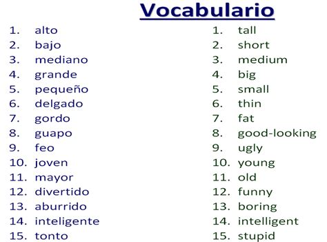 Spanish Vocabulary Learn To Speak Spanish With Images Learning