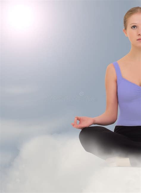 Meditation In The Clouds Stock Photo Image Of Beauty 21452946