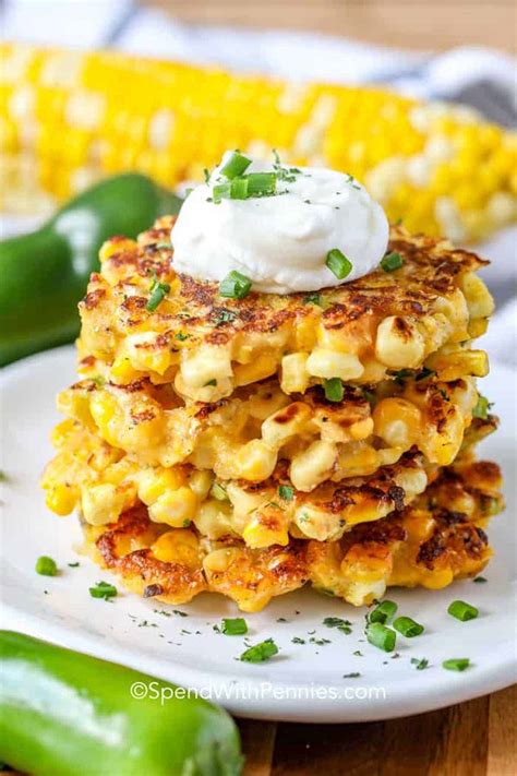 Easy Corn Fritters Spend With Pennies Dine Ca