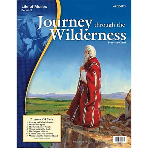 Journey Through The Wilderness Flash A Cards Chula Vista Books