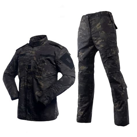 Multicam Black Military Uniform Camouflage Suit Tatico Tactical