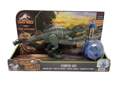 Jurassic World Camp Cretaceous Dino Escape Danger Pack Scorpios Rex W
